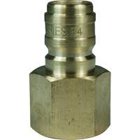 Bouchon d'interconnecteur &agrave; passage direct DQC de s&eacute;rie E, Laiton, 3/4", NPTF femelle, 1700 PSI Cintas