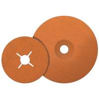 Coolcut XX Sanding Disc, Aluminum Oxide/Ceramic, 24, 4-1/2" Dia x 7/8" Arbor Cintas