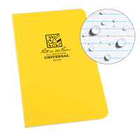 Field-Flex Bound Book, Soft Cover, Yellow, 128 Pages, 4-5/8" W x 7-1/4" L Cintas