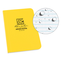 Memo Book, Soft Cover, Yellow, 112 Pages, 3-1/2" W x 5" L Cintas