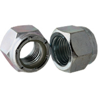 &eacute;crou Nylock, 5/16"-18 dia, Zinc Cr+3, Cors&eacute; Cintas