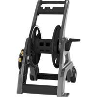 Chariot-d&eacute;vidoir pliable, 175', Aluminium/Poly-plastique Cintas