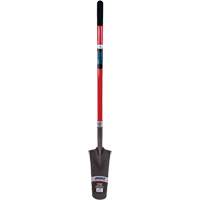 Pelle &agrave; drain robuste, Acier au carbone, Lame 16" x 6", 45" lo, Manche Droit Cintas