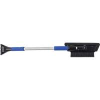 Brosse &agrave; neige, T&eacute;lescopique, lame Mousse de CAV/E, 48" Longueur, Noir/Bleu Cintas