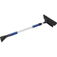 Brosse &agrave; neige, T&eacute;lescopique, lame Mousse de CAV/E, 48" Longueur, Noir/Bleu Cintas