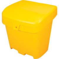 Salt & Sand Storage Bins, With Hasp, 21" x 27" x 26", 4.24 cu. ft., Yellow Cintas