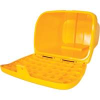 Salt & Sand Storage Bins, With Hasp, 21" x 27" x 26", 4.24 cu. ft., Yellow Cintas
