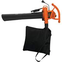 Souffleur/aspirateur/broyeur de feuilles, Vitesse d'air 210 mi/h, &eacute;lectrique Cintas