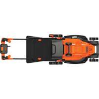 Lawn Mower with Comfort Grip Handle, Push Walk-Behind, Electric, 17" Cutting Width Cintas