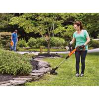 Max* Cordless 2-Speed String Trimmer/Edger Kit, 12", Battery Powered, 20 V Cintas