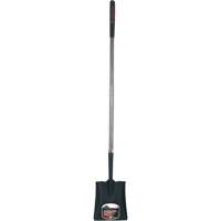 Pelle carr&eacute;e, Bois, Manche en Droite ergonomique, Longueur 62" Cintas