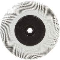 Brosse radiale en soies Scotch-Brite, C&eacute;ramique, Grain 120, 6" dia. Cintas