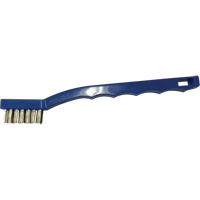 Small Cleaning Scratch Brushes, Stainless Steel, 3 x 7 Wire Rows, 7-3/4" Long Cintas