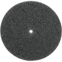 Meule unitaris&eacute;e EXL Scotch-Brite, 5" x 1/4", Arbre de 1/4", Grain de Fin, Carbure de silicium Cintas