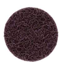 Disque de brossage et de finition Roloc Scotch-Brite, 3" dia., Grain Moyen, Carbure de silicium Cintas