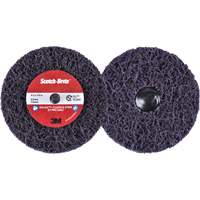 Disque  Clean and Strip  XT Pro Roloc Scotch-Brite, 4" dia., Grain Extra grossier, Carbure de silicium Cintas