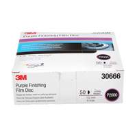 Hookit Finishing Film Disc, 6" Dia., P2000 Grit, Aluminum Oxide, Film Cintas