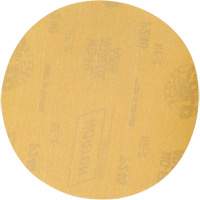 Disque de ponçage en papier H&L Gold Reserve A296 avec trous d'aspiration, dia 6", Grain 240, Oxyde d'aluminium, Poids C Cintas