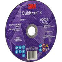 Cubitron 3 Cut-Off Wheel, 6" x 0.045", Type T27, Ceramic, 10200 RPM Cintas