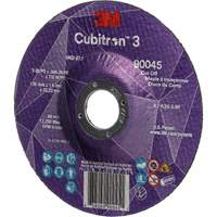 Cubitron™ 3 Cut-Off Wheel, 5" x 0.045", 7/8" Arbor, Type T27, Ceramic, 12250 RPM NY551 | Cintas