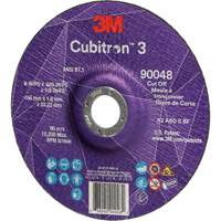 Cubitron 3 Cut-Off Wheel, 6" x 0.045", 7/8" Arbor, Type T27, Ceramic, 10200 RPM Cintas