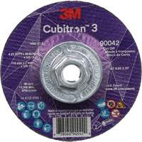 Cubitron 3 Cut-Off Wheel, 4-1/2" x 0.09", 5/8"-11 Arbor, Type T27, Ceramic, 13300 RPM Cintas