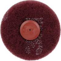 Roue de ponçage &agrave; usage g&eacute;n&eacute;ral Scotch-Brite Roloc Plus, 4" dia. Cintas