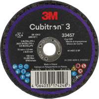 Cubitron 3 Cut-Off Wheel, 3" x 0.063", 3/8" Arbor, Ceramic Cintas