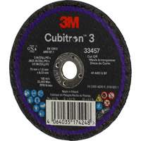Cubitron 3 Cut-Off Wheel, 3" x 0.063", 3/8" Arbor, Ceramic Cintas