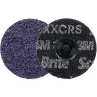 Meule robuste pour le conditionnement de pr&eacute;cision des surfaces Scotch-Brite Roloc, HD-DR, 3" dia., Grain 60+, C&eacute;ramique Cintas