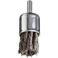 Brosse &agrave; fils nou&eacute;s avec moyeu, 1" dia. x 1/4" arbre Cintas