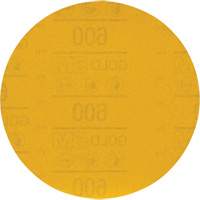 Hookit Gold Abrasive Disc 09260, 6" Dia., 600 Grit, Aluminum Oxide, C-Weight Cintas