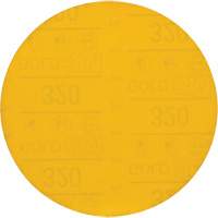 Hookit Gold Abrasive Disc, 6" Dia., 320 Grit, Aluminum Oxide, C-Weight Cintas