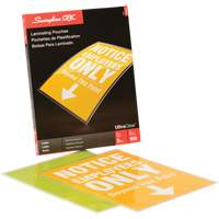 Laminated Letter Size Pouch Cintas