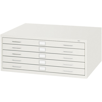 Steel Plan Files-5 Drawer, 5 Drawers, 40-3/8" W x 29-3/8" D x 16-1/2" H Cintas