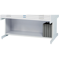 High Base for Steel Plan File Cabinet Cintas