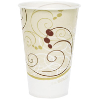 Disposable Cups, Paper, 12 oz., Multi-Colour Cintas
