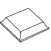 Bumpon Tapered Square Protective Bumpers Cintas