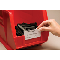 Porte-&eacute;tiquettes Bin Buddy, 48" lo x 8" la Cintas