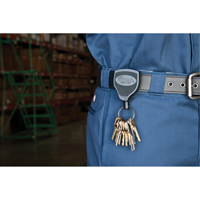 Super48 Key Chains, Polycarbonate, 48" Cable, Belt Clip Attachment Cintas