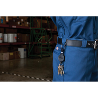 Mid6 Series Mid Size Retractors #6, Polycarbonate, 36" Cable, Belt Clip Attachment Cintas