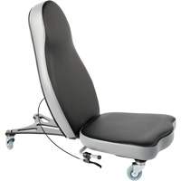 Flex 2 Ergonomic Chair, Vinyl, Black Cintas