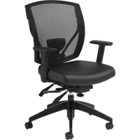 Chaises &agrave; bras Multi-Tilter, Vinyle, Noir, Capacit&eacute; 300 lb Cintas