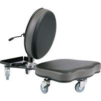 Chaise ergonomique Flex, Vinyle, Noir/gris Cintas