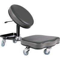 Chaise ergonomique Flex, Vinyle, Noir/gris Cintas