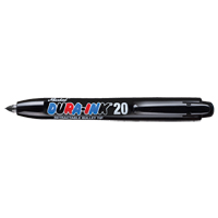 Dura-Ink&reg; #20 Permanent Marker, Black, Fine Tip Cintas
