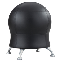 Zenergy Ball Chair, Vinyl, Black, 250 lbs. Capacity Cintas