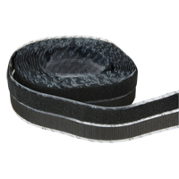 Fastener, Hook & Loop, 15' x 3/4", Adhesive, Black Cintas