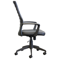 Chaise de bureau Activ A-128, Polyur&eacute;thane, Noir, Capacit&eacute; 275 lb Cintas