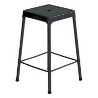 Tabouret en acier pour comptoir Safco, Stationnaire, Fixe Hauteur, Capacit&eacute; 250 lb Cintas
